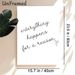 "Everything Happens For A Reason" Inspirational Quote Painting Poster, Minimalist Handwritten Line Art Poster, Uplifting Message, Ideal For Living_maomaolike.com