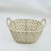 High-Value Handmade Desktop Bedside Grid Storage Hollow Handheld Basket Japanese Simple Cute Straw Weaving_maomaolike.com