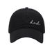 Unisex Cotton soft top dad mom embroidered baseball cap Cotton duck cap Hip hop hat_maomaolike.com