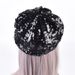 Hot Sale Women Fashion Sequin Beret Hats Ladies Magical Color Changing Stage Performance Cap Girl Glitter Hat_maomaolike.com