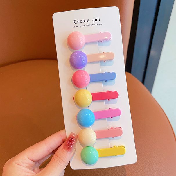 Unisex Baby cute small bb clip children's bangs hair clip headdress children's hair accessories baby super cute hairpin_maomaolike.com