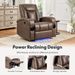 Recliner Sofa With Power Recline, Adjustable Split Back, USB Charging, Bluetooth Speakers & LED LightingRecliner Sofa With Power Recline, Adjustable Split Back, USB Charging, Bluetooth Speakers & LED_maomaolike.com