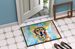 Mastiff Hippie Dawg Doormat Front Door Mat Indoor Outdoor Rugs For Entryway, Non Slip Washable Low Pile, 24H X 36W_maomaolike.com