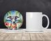 Whippet Luau Large Sandstone Coasters Pack Of 4 Absorbent Round Coasters Decor Gifts For Men Or Women, 4 In, Multicolor_maomaolike.com