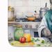 Irish Wolfhound The Chef Memory Foam Kitchen Mat Machine Washable Anti-Fatigue Mat Cushion Comfort Bath Mat Or Kitchen Rug_maomaolike.com