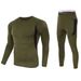 Men's Clothing outdoor tactical fleece thermal underwear set quick drying cycling fitness tight functional underwear sports suit_maomaolike.com