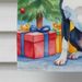 Boston Terrier Christmas Reindeer House Flag Large Porch Sleeve Pole Decorative Outside Yard Banner Artwork Wall Hanging, Polyester, House Size, Multicolor_maomaolike.com