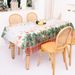 Creative Printing Tablecloth Table Runner Christmas Desktop Decoration Supplies_maomaolike.com