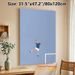 Handball Themed Painting Poster, Minimalist Flat-style Handball Player In Action Poster, Sleek Sports-inspired Decor For Gym, Sports Lounge Or Living_maomaolike.com