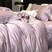 Luxury 100-Count Tencel Set Four-Piece Quilted Cotton Bed Sheet Ice Silk Naked Sleep Silky High-End Bedding_maomaolike.com