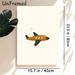 Cartoon Airplane Painting Poster, Warm-toned Minimalist Flying Plane With Cloud Trails Poster, Whimsical Simple Decor Ideal For Bedroom, Living Room_maomaolike.com