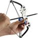 1 Set Indoor And Outdoor Decompression Bowstring Set Mini 304 Stainless Steel Compound Bow Small Pulley Bow Arrow Shooting_maomaolike.com