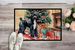 Portuguese Water Dog Cozy Christmas Doormat Front Door Mat Indoor Outdoor Rugs For Entryway, Non Slip Washable Low Pile, 24H X 36W_maomaolike.com