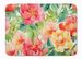 Indiana Peonies In Watercolor Memory Foam Kitchen Mat Machine Washable Anti-Fatigue Mat Cushion Comfort Bath Mat Or Kitchen Rug_maomaolike.com