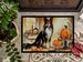 Collie Fall Kitchen Pumpkins Doormat Front Door Mat Indoor Outdoor Rugs For Entryway, Non Slip Washable Low Pile, 24H X 36W_maomaolike.com