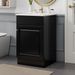 20 Bathroom Vanity With Sink, Vanity Cabinet With Door Shelf And Adjustable Shelf, Black_maomaolike.com