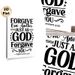 Bible Verse Themed Painting Poster, Minimalist Black & White Typographic Poster, Inspirational Religious Message Decor Ideal For Home, Living Room And_maomaolike.com