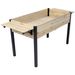 Raised Garden Bed, Metal Leg Wood Planter Boxes With Folding Storage Shelf,Elevated Planter Box For Growing Fresh Herbs, Vegetables, Flowers Great For Outdoor Patio, Deck, Balcony_maomaolike.com