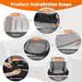 coral Fleece Dog Booster Seat, Pet Travel Bed With Storage And Clip-on Leash, For Large Dogs 70 Lbs Or 2 Medium/Small Dogs_maomaolike.com
