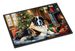 Saint Bernard Cozy Christmas Doormat Front Door Mat Indoor Outdoor Rugs For Entryway, Non Slip Washable Low Pile, 24H X 36W_maomaolike.com