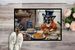 French Bulldog Fall Kitchen Pumpkins Doormat Front Door Mat Indoor Outdoor Rugs For Entryway, Non Slip Washable Low Pile, 24H X 36W_maomaolike.com