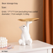Creative Polar Bear Floor Ornament Living Room Entryway Tray Hotel TV Cabinet Home Decoration Storage Fruit Plate_maomaolike.com