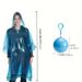 2pcs Portable Disposable Emergency Raincoats Keychain, Rain Poncho In A Ball For Traveling Hiking Fishing Camping, Outdoor Sports Raincoat_maomaolike.com