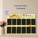 Employee Of The Month Painting Poster, Elegant Golden Star Themed Monthly Recognition Chart Poster, Ideal To Honor Outstanding Staff, Suitable For_maomaolike.com