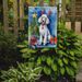 White Standard Poodle Christmas Reindeer Garden Flag Mailbox Flag Decorative Yard Flag Banner Outside Patio Artwork Yard Flower Beds, Garden Size, Multicolor_maomaolike.com