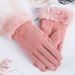 Cotton gloves female warm thickened student cute touch screen mittens with velvet_maomaolike.com