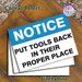 Tool Organization Notice Painting Poster, Bold Clear Typographic Poster, Reminds Users To Return Tools To Proper Spots, Ideal For Workshop And Garage_maomaolike.com