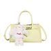 Large-capacity Women's 2026 New Fashion Niche Design Shoulder Crossbody Korean Version Handbag Platinum Kelly Bag_maomaolike.com