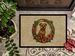 Norfolk Terrier Christmas Flowers Doormat Front Door Mat Indoor Outdoor Rugs For Entryway, Non Slip Washable Low Pile, 24H X 36W_maomaolike.com