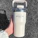 Large Capacity Insulation Cup, 30.43oz Drinking Coffee Cup With Straw, Simple Water Bottle_maomaolike.com
