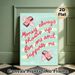 Money Affirmation Painting Poster, Vibrant Playful Graphic Poster, Inspirational Money-themed Quote With Winged Cash Illustrations, Ideal For Home_maomaolike.com
