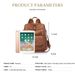 Ladies' Leather Bag - Caramel Color_maomaolike.com