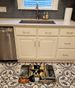 Boston Terrier Fall Kitchen Pumpkins Memory Foam Kitchen Mat Machine Washable Anti-Fatigue Mat Cushion Comfort Bath Mat Or Kitchen Rug_maomaolike.com