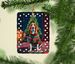 Basset Hound Christmas Porcelain Ornament Christmas Tree Hanging Decorations For Home Christmas Holiday, Rectangle, Gift, Multicolor_maomaolike.com