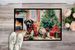 Mastiff Cozy Christmas Doormat Front Door Mat Indoor Outdoor Rugs For Entryway, Non Slip Washable Low Pile, 24H X 36W_maomaolike.com