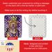 Pit Bull Terrier King Of Mardi Gras Porcelain Ornament Christmas Tree Hanging Decorations For Home Christmas Holiday, Rectangle, Gift, Multicolor_maomaolike.com
