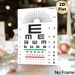 Eye Chart Painting Poster, Clear Monochrome Visual Acuity Test Poster, Practical For Vision Screening, Suitable For Clinics And Healthcare Spaces_maomaolike.com