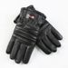 Warm gloves men's fleece thickened PU leather gloves fashion classic open smile gloves outdoor riding windproof and coldproof_maomaolike.com
