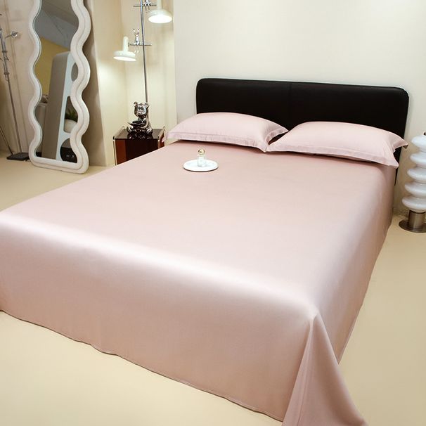 Home Textile Genuine 60 Count Lenzing Tencel Mattress Cover Single Sheet Silky Skin Friendly Solid Color Lyocell Bed Sheet Summer Sleeping Bed Cover_maomaolike.com
