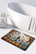 Papel Picado Skeletons Spooky Halloween Memory Foam Kitchen Mat Machine Washable Anti-Fatigue Mat Cushion Comfort Bath Mat Or Kitchen Rug_maomaolike.com