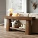 Solid Wood Console Table, Wooden Entryway Sofa Table With Storage_maomaolike.com