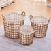 Handmade Rope Dirty Laundry Clothes Household Toy Woven Storage Antique Natural Style Ins Basket_maomaolike.com