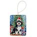 Havanese Christmas Reindeer Porcelain Ornament Christmas Tree Hanging Decorations For Home Christmas Holiday, Rectangle, Gift, Multicolor_maomaolike.com
