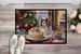 Cavalier Spaniel Christmas Cookies Doormat Front Door Mat Indoor Outdoor Rugs For Entryway, Non Slip Washable Low Pile, 24H X 36W_maomaolike.com