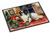 Japanese Chin Cozy Christmas Doormat Front Door Mat Indoor Outdoor Rugs For Entryway, Non Slip Washable Low Pile, 24H X 36W_maomaolike.com