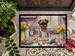 Decorating Easter Brussels Griffon Doormat Front Door Mat Indoor Outdoor Rugs For Entryway, Non Slip Washable Low Pile, 24H X 36W_maomaolike.com